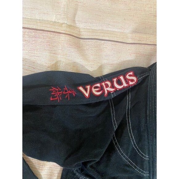 Verus Unisex Jiu Jitsu Athletic Black Gi TOP ONLY - A4 - Picture 4 of 10